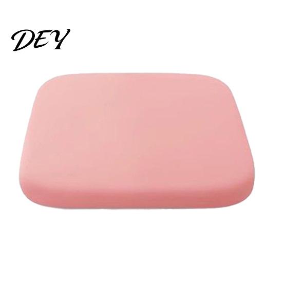 Office Workstation Seat Cushion for Lumbar Support Ice Silk Cushion, 15.75"x15.75" Chair Breathable Cooling Lightweight Classroom Pad with Washable