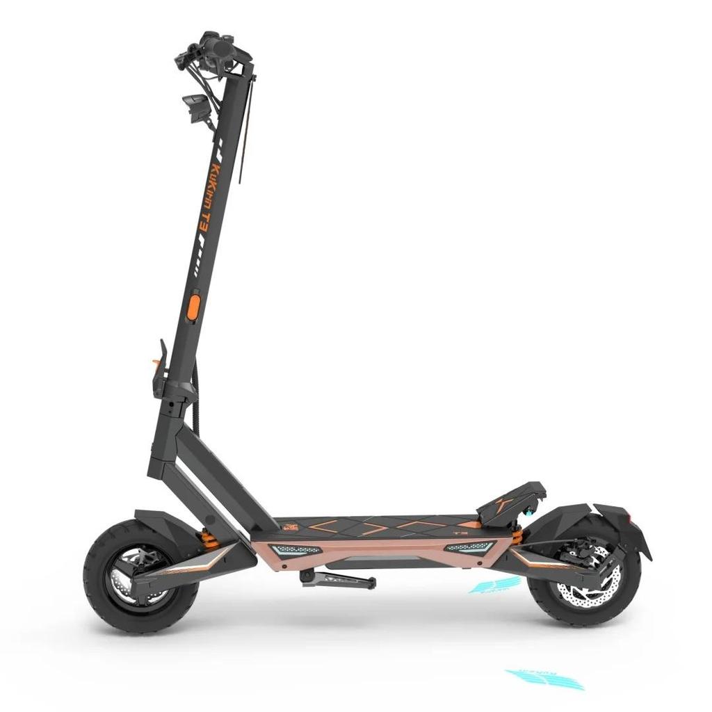 KuKirin T3 Electric Scooter for Adults, 800W Motor, 48V 15.6Ah Battery, 45KM/H Speed, 58KM Range, 10" Tubeless Tires, Foldable E-Scooter