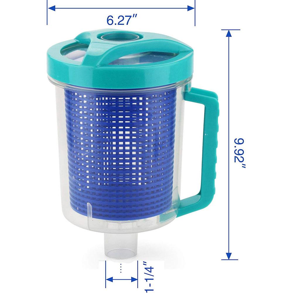 Inline Pool Leaf Canister Leaf Trap Pool Vacuum Filter for Hayward W560 W26705 and Pentair R211084