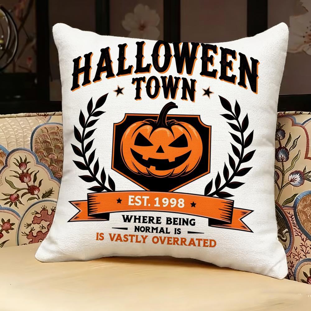 Halloween Pillow Case Pillowcase, Double-sided Printed, Sofa Cushion, Bedroom Headboard Pillow
