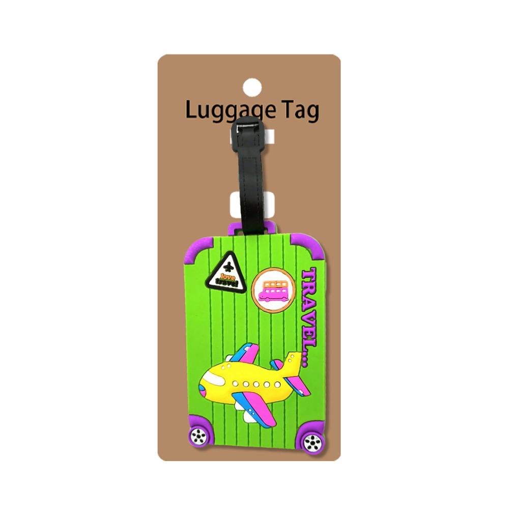 Luggage Tags, Boarding Passes, Creative Luggage Tags, PVC Soft Rubber Sign-in Tags, Anti-loss A-DH