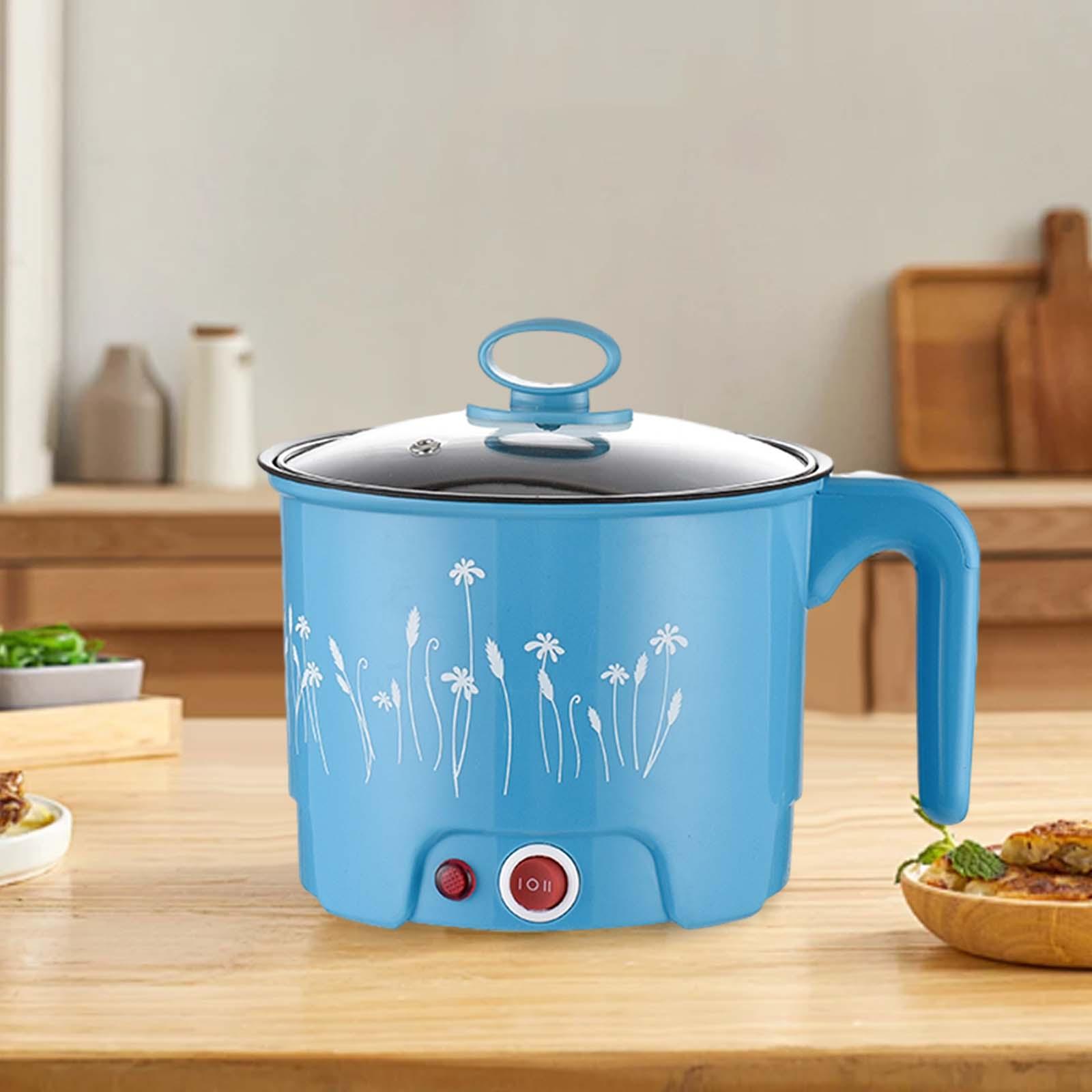 Электрические кастрюли бытовые портативные многоцелевые мини-рамен-варка лапша-варка — фото 3