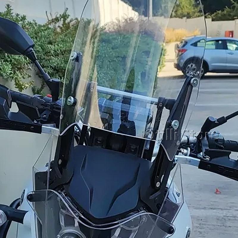For YAMAHA TENERE 700 T700 T7 2019-2024 Tenere700 Windshield Wind Screen Bracket Motorcycle Accessories Windscreen Adjuster