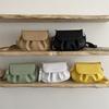 Fashionable Pleated Small Bag - Simple and Stylish Single-shoulder Crossbody Bag for Daily Use  Riding Bag Style Bag