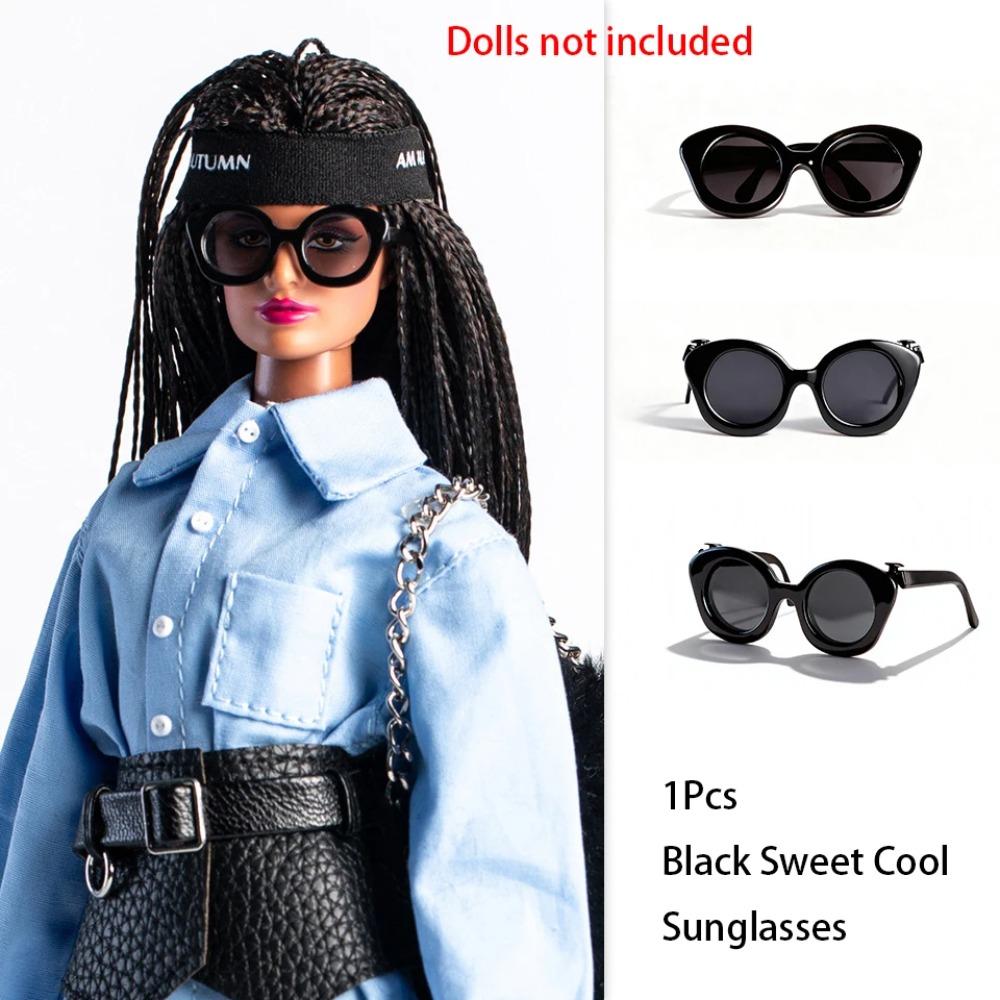 30cm Ubranka i Akcesoria dla Lalki Fajnej Dziewczyny Futurystyczna Nowoczesna Skórzana Kurtka/Koszula/Okulary Moda Przebranie Dla Lalki Supermodelki 1/6