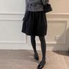 Refined Retro A-Line Woolen Skirt - Autumn/Winter Korean Minimalist Style