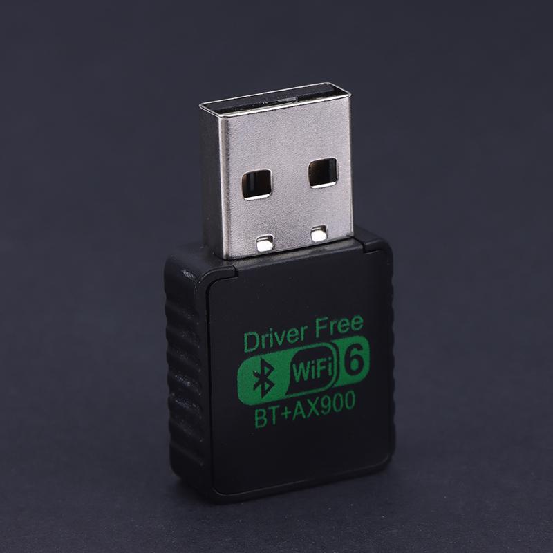 Ax900 Driver Free Dual Band 2.4/5Ghz Wireless Network Card Wifi6 Bluetooth 5.4 Adapter Dual Band Signal Reception Dongle