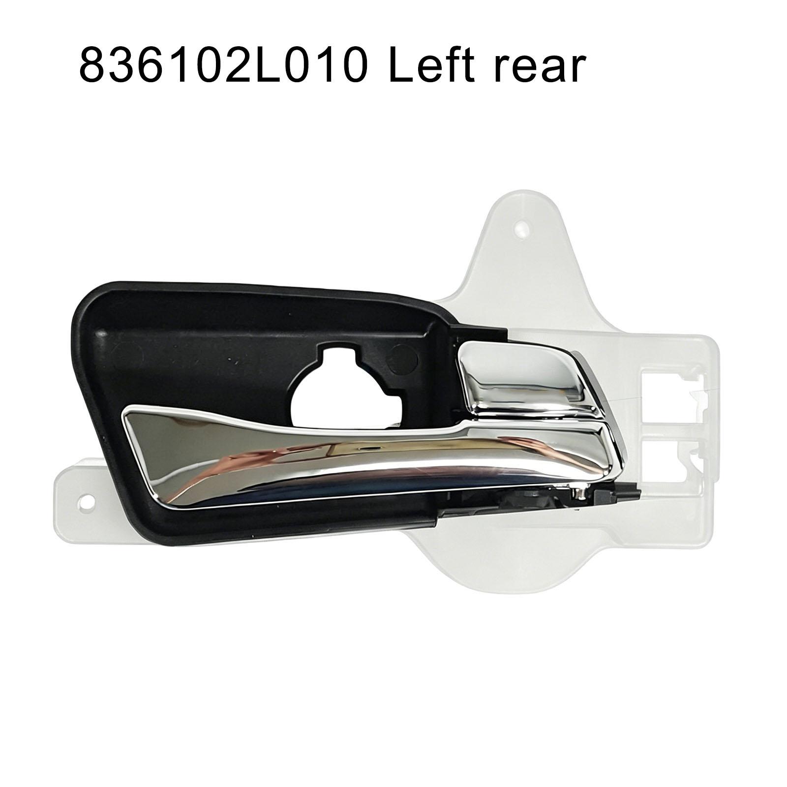 For Door Mechanism Restore Black Interior Door Handle Front Rear Handle Smooth Opening Function Matte Black Finish