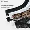 mybody Women's Leopard Print Lace Briefs
