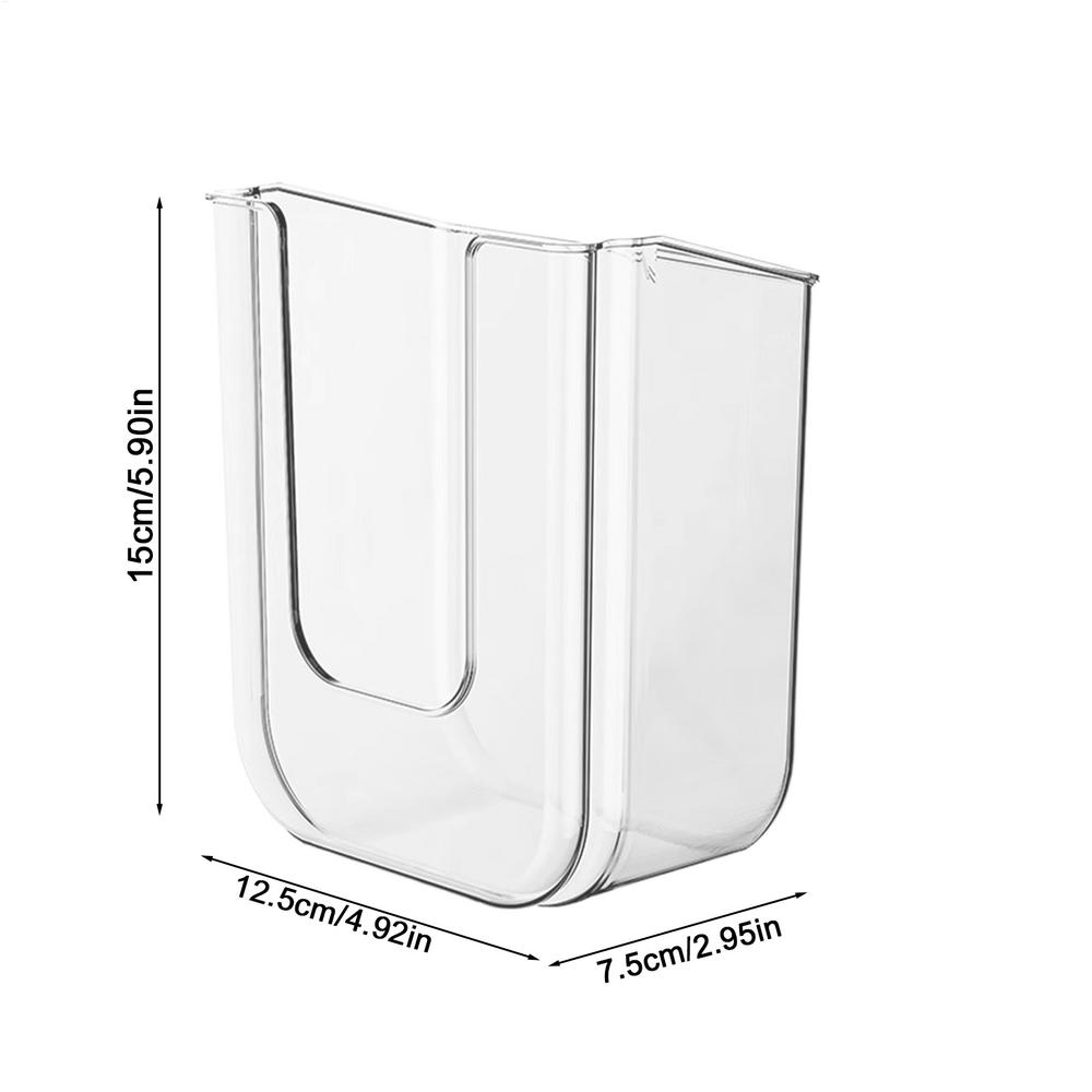 

Bathroom non perforated wall mounted wet tissue storage box Self-adhesive Space-saving Paper Towel Holder білий