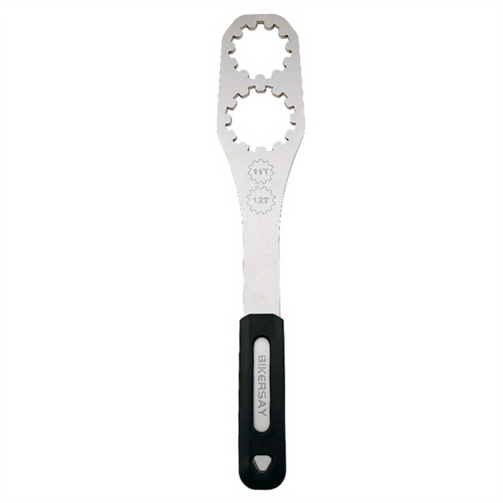 Bicycle Gear Freewheel Removal Tool - Adjustable Sprocket and Freewheel Wrench with Ergonomic Handle, Made of Stainless Steel Flywheel tool