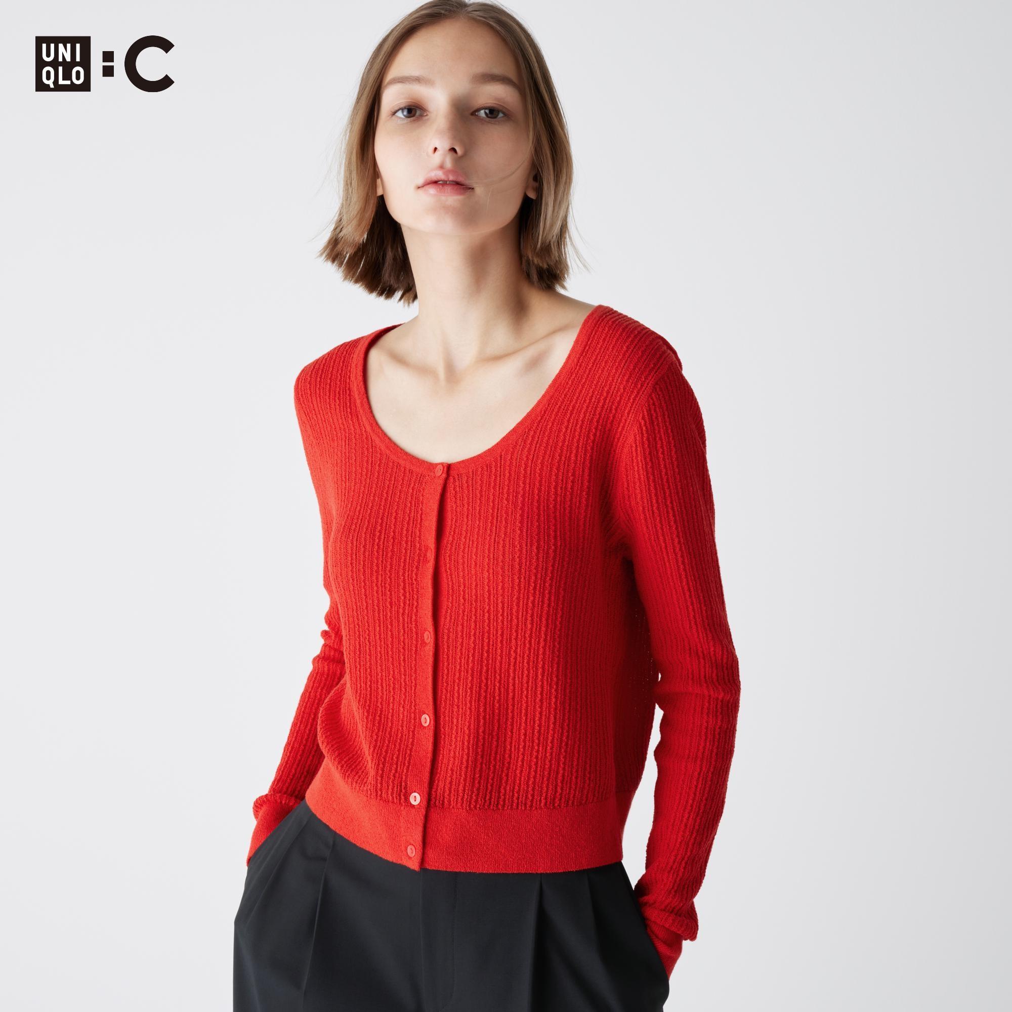 Cardigan Léger Uniqlo Manches Courtes - Taille S - Violet - Modal - Neuf Avec Étiquettes