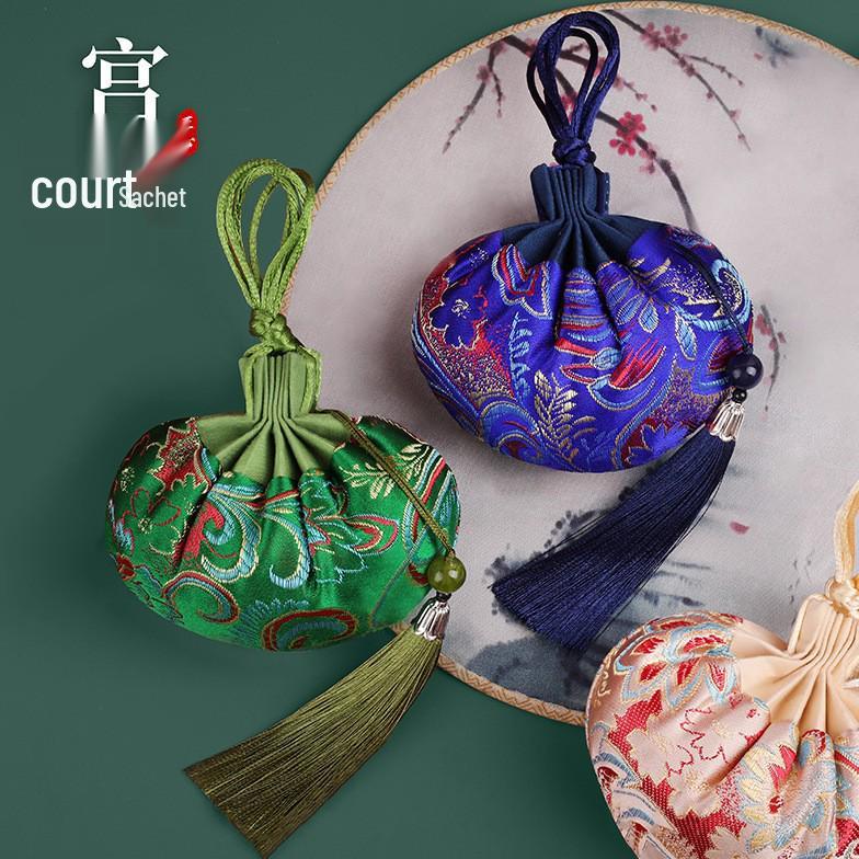 Dragon Boat Festival Embroidered Sachet: Ancient-Style Scent Bag & Portable Hanfu Accessory