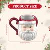 Ceramic Christmas Coffee Mug Drinking Cup Cute Novelty Gift for Cold Drink Juice Water