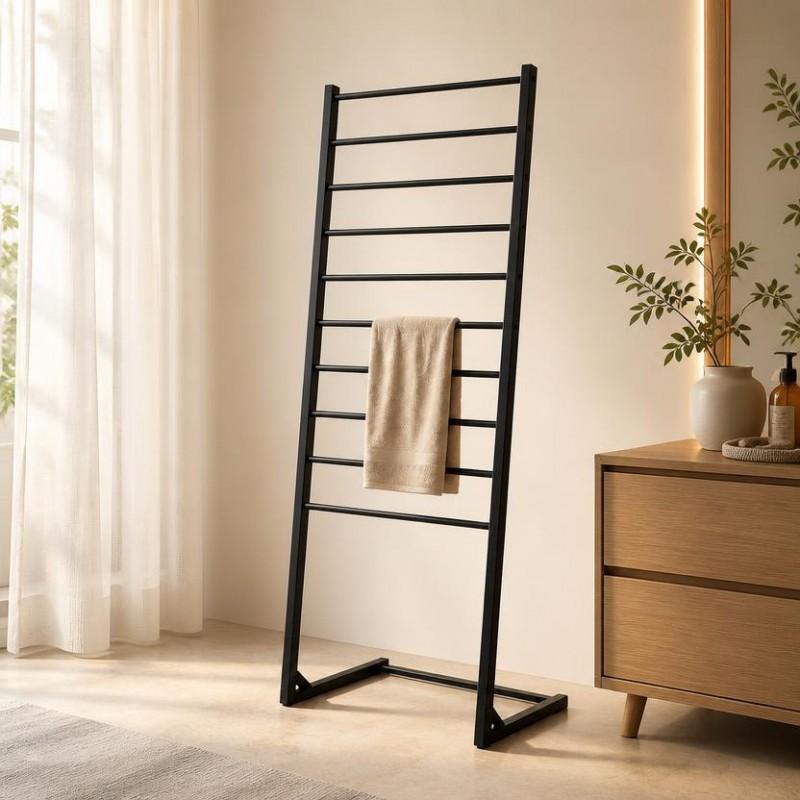 Modern Iron Towel Rack Bathroom Wall Mount Storage Shelf Multi-layer Organizer Home Dorm Laundry
