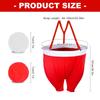 Pack of 1 Easy Arrange Fabric Celebratory Fabric Ball Toss Yard Game Flexible Celebratory Gathering Accessories