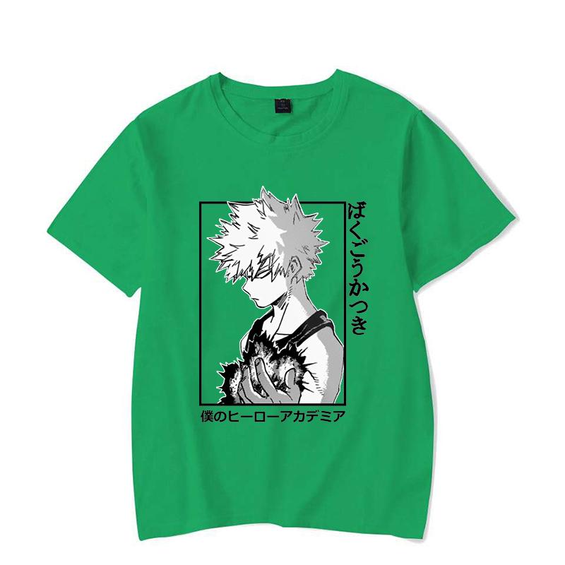 New Cool Bakugou Katsuki Graphic Print T-shirt Fashion Women Men Summer Soft Harajuku Short Sleeve Anime T Shirt Plus Size Tops