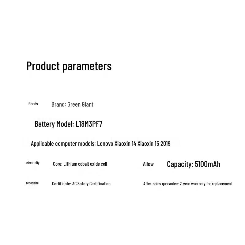 llano Laptop Battery for Lenovo Xiaoxin 14/15, Ideapad S340/C340-15