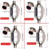 Universal Catalytic Converter 400 Cells High Flow Muffler Catalyst Converter Euro1 Round Stainless Steel 2'' 2.25'' 2.5'' 3"