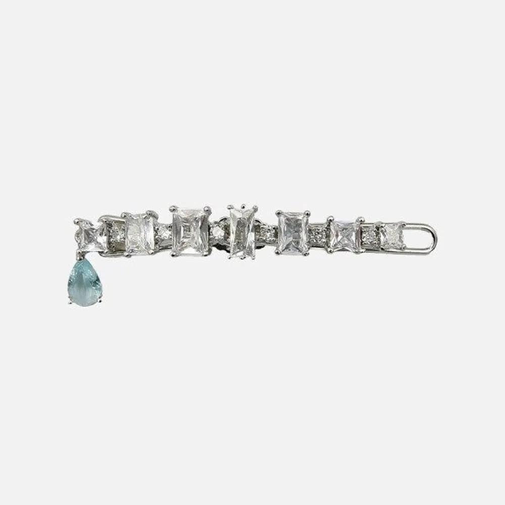 J Lauren Square Rectangle Cubic Drop Hairpin H01417