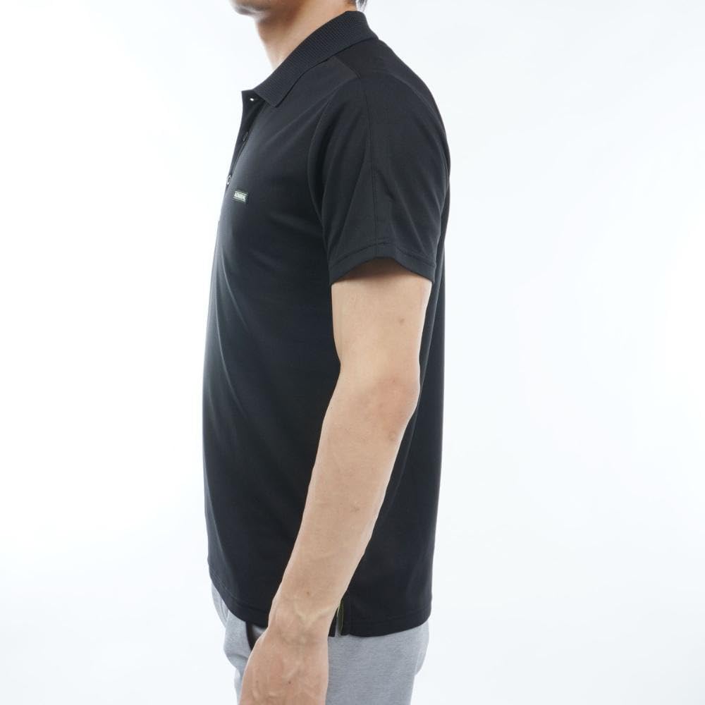 Admiral Golf Men's Classic Cool Performance Polo Shirt, Black