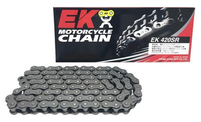 EK Reinforced Chain 420SR Steel 128L Non-Seal [Clip Joint]