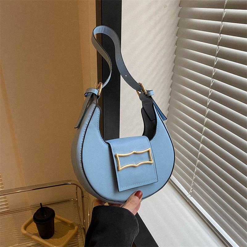 Bags Bag Women's New Trendy Fashion Retro Crescent Armpit Bag Niche Light Luxury Shoulder Messenger Small Bag