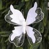 Yousheng Christmas Tree Decoration Festive Butterfly Pendant Realistic Glittered Branch Decor for Xmas Home Party Display