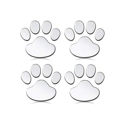Bezel Stickers Animal Footprint Stickers 3D Car Stickers Set of