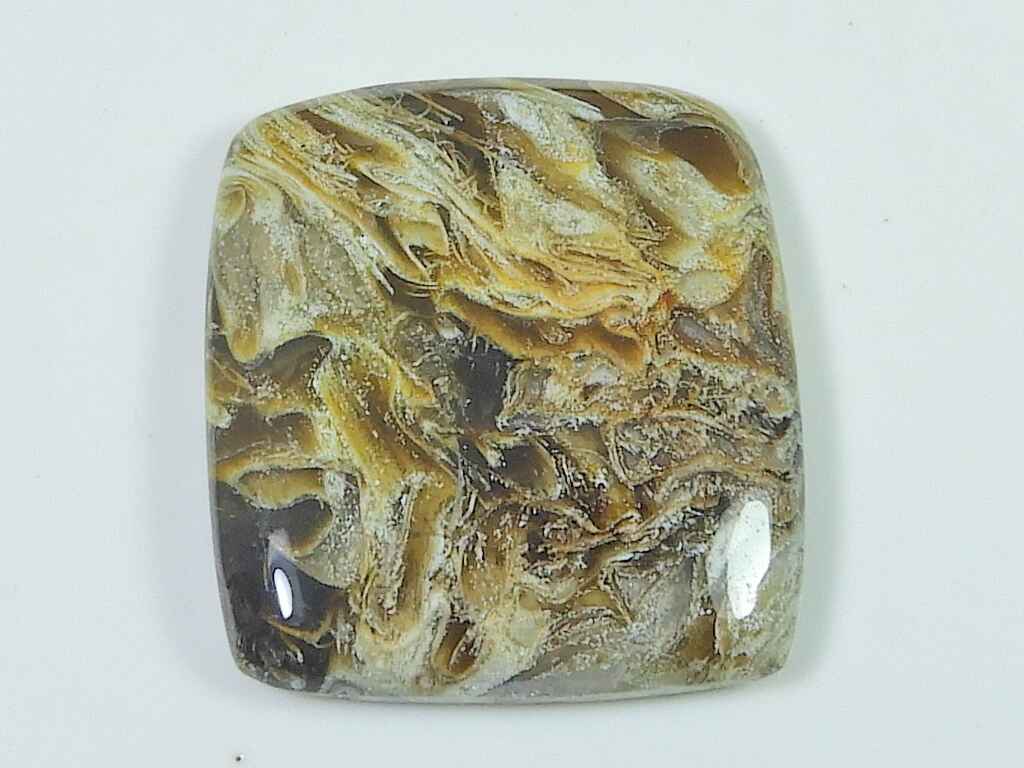 62 carats. Cabochon octogonal en cristal de calcite de roche naturelle, pierre précieuse en vrac, 30 x 33 mm, SK-3443