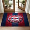 Bayern Munich Design Crystal Velvet Rug Soft Decorative Mat for Bedroom Entrance