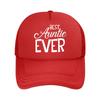 Best Auntie Ever Family Love Art Mesh Baseball Cap Casual Hat Outdoor  For Womens Unisex FeUnisex