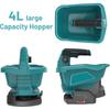 Electric Spreaders for Lawn and Garden 4L Large Capacity 8 Precisions Setting 6 Spreading Angles