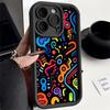 Phone Cover Case for iPhone 17 Pro Max 13 16 11 14 12 Pro 15 Plus 17e Air Colorful Pattern