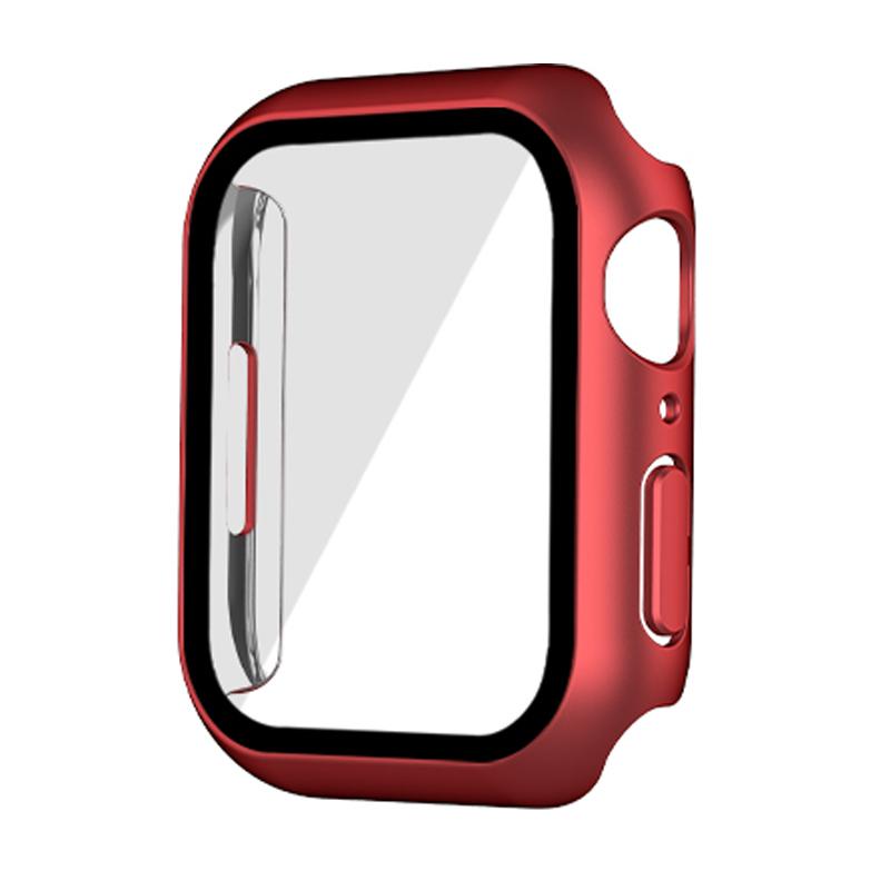 Glas+Abdeckung Für Apple Watch 9 Hülle 45mm 41mm 44mm 40mm 42mm 38mm Zubehör Beschichteter Displayschutz iWatch Serie 6 5 3 se 7 8