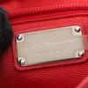 Used Salvatore Ferragamo Gancini logo all-over print Tote Bag 21 A839 canvas leather Red Used Women