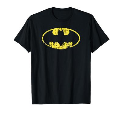 Batman Classic Logo Distressed T-Shirt