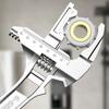 6-68Mm Universal Repair Set Bathroom Hand Tools Large Opening Pipe Wrench Nut Key Adjustable Spanner Home Repair Tool Wrench