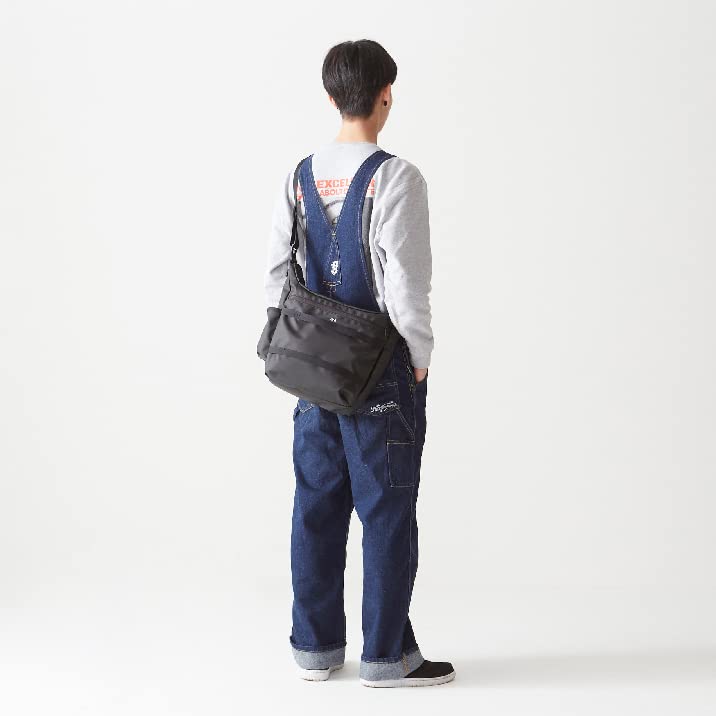 CIE GRID-3 Shoulder Bag, Navy, Lightweight, Waterproof, Made in Japan, Cordura, for Men and Women