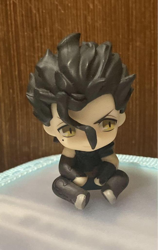 [USED] Fate FGO Diarmuid Petanko Figure Capsule Servant