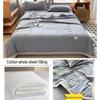Washable Cotton Summer Quilt - Lightweight Thin Quilt for Home, Dorm, or Single Use