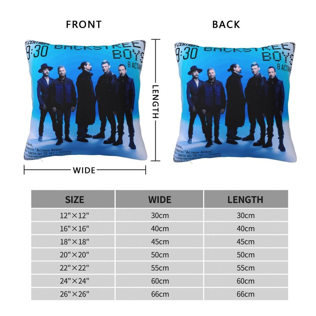 Backstreet Boys Rock Pillow Cover Vintage Pillow Case Soft Design Cushion Cover Pillowcases For Chair Sofa Home Decoration