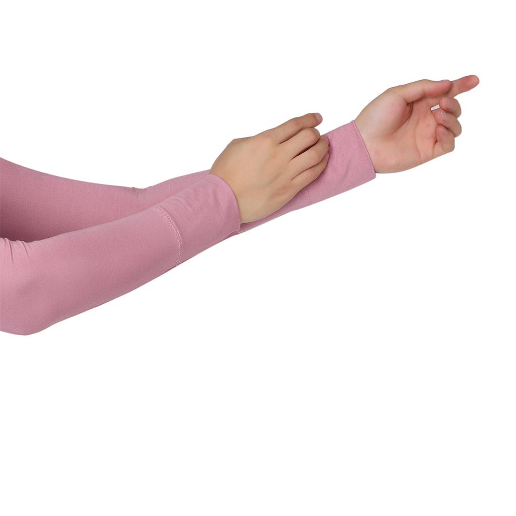 Summer New Cool Modal Cotton Arm Warmers For Women Girls Soft Driving Sunscreen Long-Sleeved Outdoor Solid Color Riding Sleeves