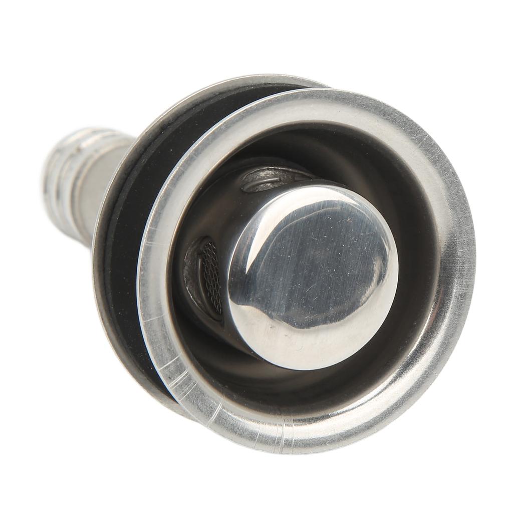 Fuel Tank Vent with Mounting Gasket M16 Marine Grade 304 Stainless Steel Fit for Boat Yacht Ship Cabin Ventilation