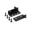 Iron Right Angle Pivot Hinge Set For Wooden Doors Furniture Cabinets Installation With Screws Plastic Covers
