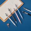 Student Mechanical Pencil 0.5/0.7mm Lead Anti-Break Buffer Design Easy Refill Clip Writing Pen Metal Body Primary School Student Mechanical Pencil