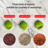 Wall-Mounted Spice Bag Storage Rack Punch-Free Seasoning Bag Organizer Holder Shelf Spice Sealing Clips Stand