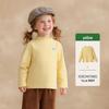 Tongbei 2025 Winter Girls' Cute Lace Collar T-shirt - Korean Style
