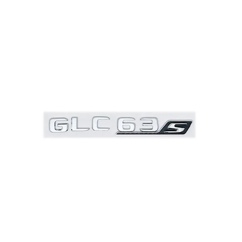 Pro Mercedes Benz Stříbrná Černá X253 C253 GLC43 GLC63 GLC63s GLC 63 S AMG Znak V8 BITURBO 4MATIC 4MATIC+ Znaky Odznaky