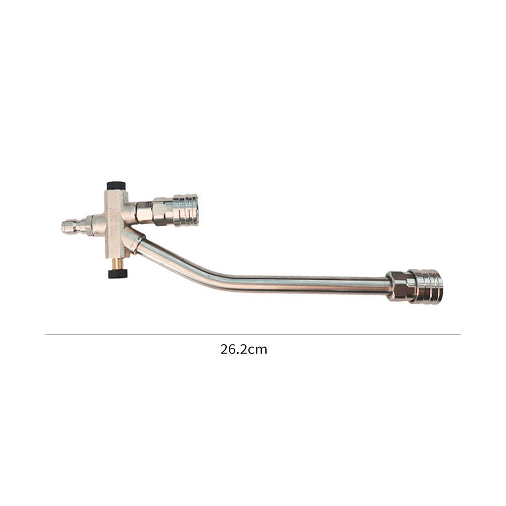 Foam Cannon for Pressure Washer with Dual-Connector Tool, Car Foam with 1/4'' Quick Connect 1L Transparent Bottle